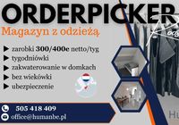 Magazynier/orderpicker na magazynie z ubraniami w Holandii... OGłOSZENIA Bazarok.pl