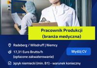 Pracownik Produkcji (branża medyczna)... OGłOSZENIA Bazarok.pl