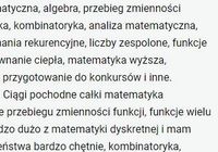 Pochodne kombinatoryka geometria grafy relacje logika całki online... OGłOSZENIA Bazarok.pl