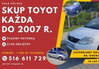 Skup Toyot - Każdy Stan do 2007 r... OGłOSZENIA Bazarok.pl