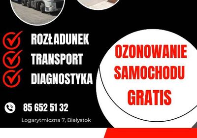 STACJA KONTROLI POJAZDÓW WYNAJEM MASZYN TRANSPORT ELTRAS BIAŁYSTOK... OGłOSZENIA Bazarok.pl